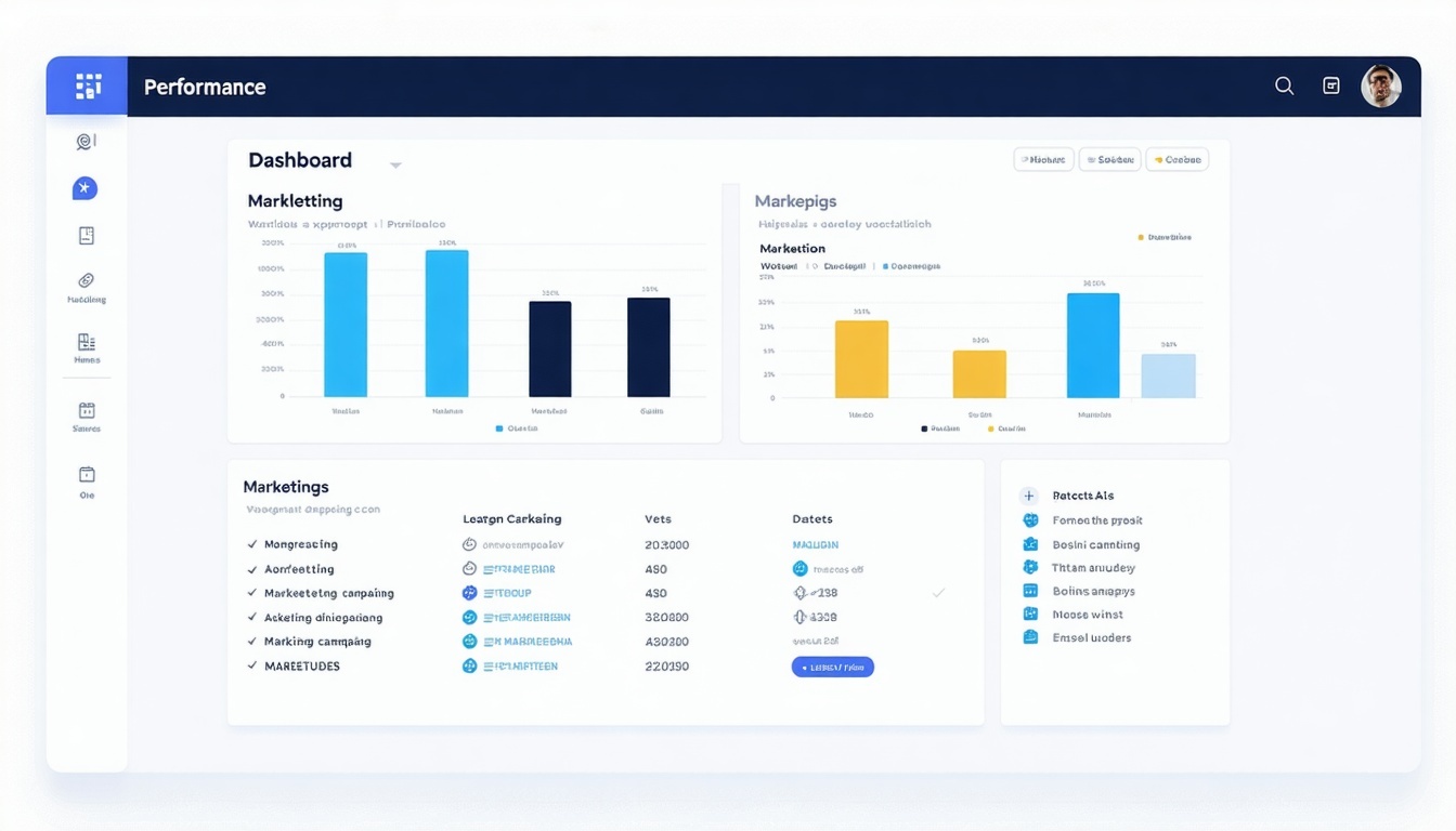 Performance insights dashboard for marketing campaigns